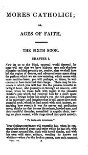 Cover of: Mores Catholici: or, Ages of faith [by K.H. Digby] 11 books
