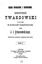 Cover of: Mistrz Twardowski: powieść z podań gminnych
