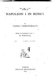 Cover of: "1812": Napoleon I in Russia