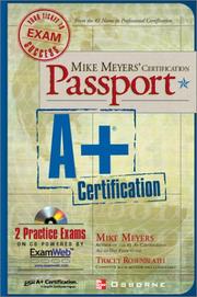 Cover of: A+ certification