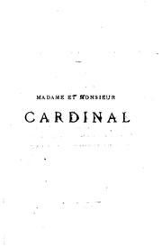 Cover of: Madame et Monsieur Cardinal... by Ludovic Halévy
