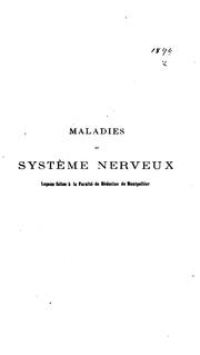 Cover of: Maladies du système nerveux v. 2