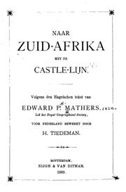 Cover of: Naar Zuid-Afrika met de Castle-lijn