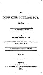 Cover of: The Munster cottage boy by Regina Maria Roche