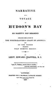 Cover of: Narrative of a Voyage to Hudson's Bay in His Majesty's Ship Rosamond: Containing Some Account of ... by Edward Chappell
