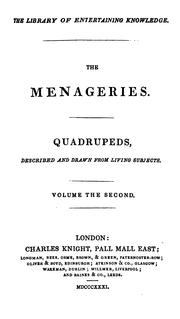 Cover of: The Menageries. by James Rennie