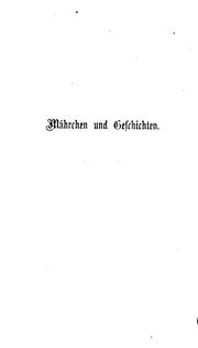 Cover of: Mährchen und Geschichten aus Osten und Westen
