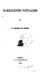 Cover of: Narraciones populares