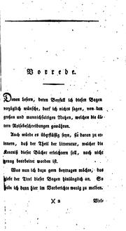 Cover of: Litteratur der älteren Reisebeschreibungen: Nachrichten von ihren Verfassern, von ihren Inhalte ...