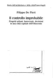 Cover of: Il controllo improbabile by Filippo De Pieri