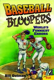 Cover of: Baseball bloopers by Bill Gutman