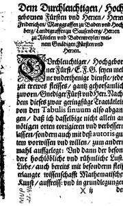 Cover of: Manuale Mathematicum: Darinn begriffen die Tabulae Sinuum, Tangentiũ, Secantium: So wol die ...