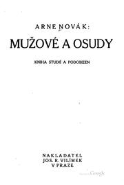 Cover of: Muẑové a osudy: Kniha studií a podobizen