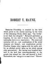 Cover of Lives of Robert Young Hayne and Hugh Swinton Legaré