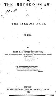 Cover of: The Mother-in-law, Or, The Isle of Rays a Tale