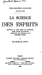 Cover of: Philosophie occulte by Eliphas Lévi