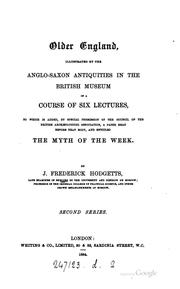 Cover of: Older England: To which is Added, by Special Permission of the Council of ...