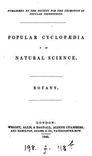 Cover of: Popular cyclopaedia of natural science (by W.B. Carpenter). by William Benjamin Carpenter
