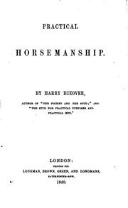 Cover of: Practical Horsemanship | Harry Hieover