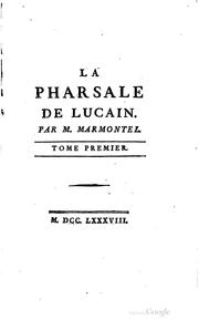 Cover of: Oeuvres complettes de M. Marmontel, historiographe de France ... by Jean François Marmontel