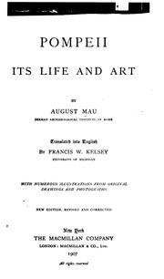 Cover of: Pompeii, Its Life and Art
