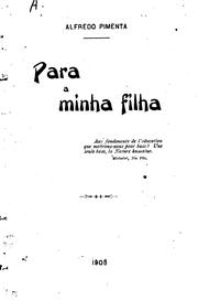 Cover of: Para a minha filha