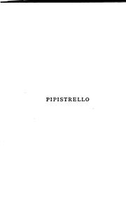 Cover of: Pipistrello: And Other Stories