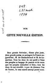 Premièros méditations et Nouvelles méditations by Alphonse de Lamartine