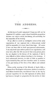 Cover of: The Organization and Early History of the Second Mass. Regiment of Infantry: An Address