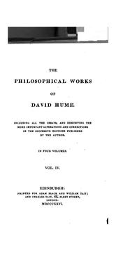 Cover of: The Philosophical Works of David Hume ... by David Hume