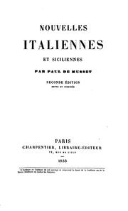 Cover of: Nouvelles italiennes et siciliennes