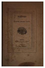 Cover of: Poésies par Madame Amable Tastu