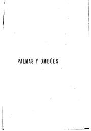 Cover of: Palmas y Ombńes, poesías