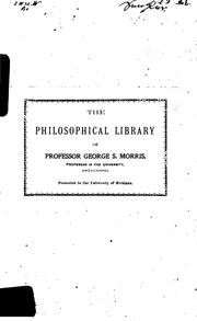 Cover of: Philosophie des Lebens: In funfzehn Vorlesungen gehalten zu Wien im Jahre 1827