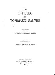 Cover of: The Othello of Tommaso Salvini