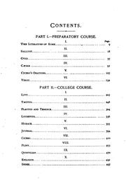 Cover of: Preparatory and College Latin Courses in English (condensed and Consolidated) by William Cleaver Wilkinson