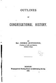 Cover of: Outlines of Congregational History