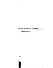 Cover of: Nonsense songs, stories, botany and alphabets