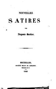 Cover of: Nouvelles satires