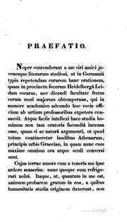 Cover of: Oratio de civitate Athenarum omnis humanitatis parente
