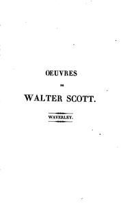 Cover of: Oeuvres de Walter Scott