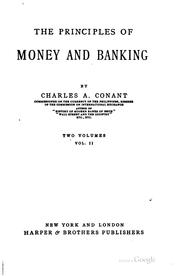 Cover of: The Principles of Money and Banking