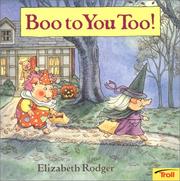 Cover of: Boo to You Too!