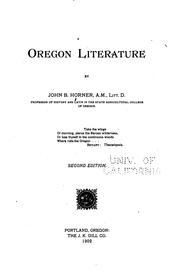 Cover of: Oregon Literature