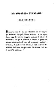 Cover of: Opere scelte: volume unico adorno di sei vignette e del ritratto dell' autore