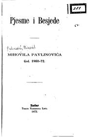 Cover of: Pjesme i besjede; god. 1860-1872.: god. 1860-1872