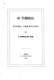Cover of: Os tymbiras: poema americano