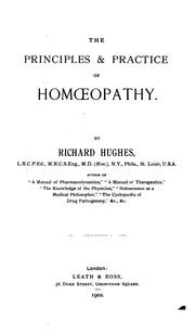 Cover of: The Principles & Practice of Homoeopathy