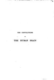 Cover of: On the convolutions of the human brain, tr. by J.C. Galton | Alexander Ecker