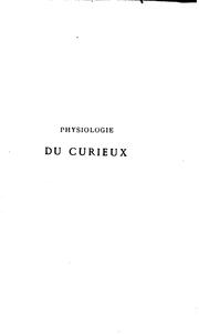 Cover of: Physiologie du curieux
